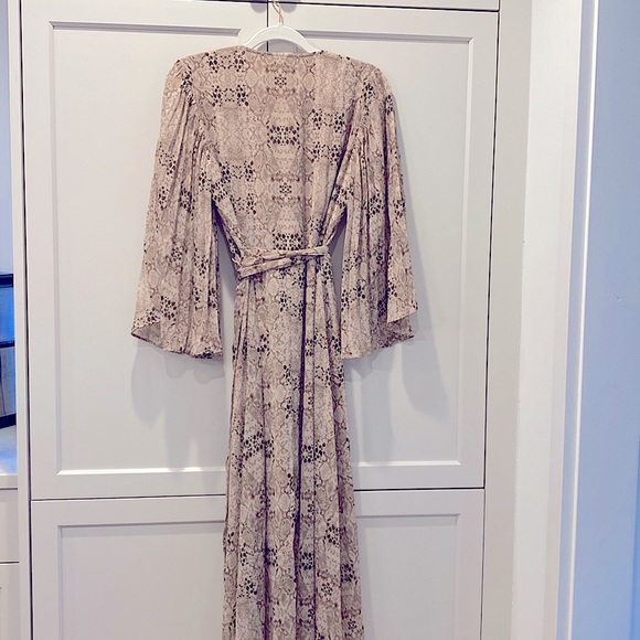 NWT! Snakeskin Wrap Dress - Picture 3 of 7